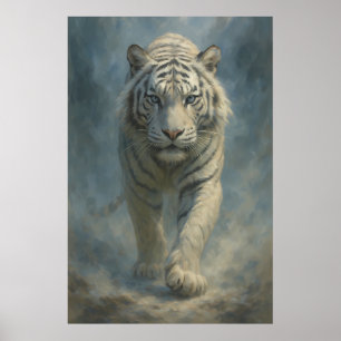 Fantasy White Tiger – Mystic Aura Serie ManJian Poster