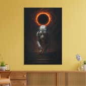 Fantasy White Tiger – Mystic Aura Series Leinwanddruck (Insitu (Wohnzimmer))