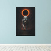 Fantasy White Tiger – Mystic Aura Series Leinwanddruck (Insitu (Holzboden))