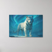 Fantasy White Tiger – Mystic Aura Series | ManJian Leinwanddruck (Vorderseite)