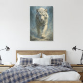 Fantasy White Tiger – Mystic Aura Series | ManJian Leinwanddruck (Insitu (Schlafzimmer))