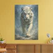Fantasy White Tiger – Mystic Aura Series | ManJian Leinwanddruck (Insitu (Wohnzimmer))