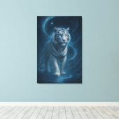 Fantasy White Tiger – Mystic Aura Series | ManJian Leinwanddruck (Insitu (Holzboden))