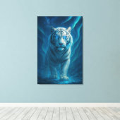 Fantasy White Tiger – Mystic Aura Series | ManJian Leinwanddruck (Insitu (Holzboden))