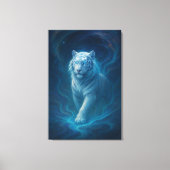 Fantasy White Tiger – Mystic Aura Series | ManJian Leinwanddruck (Vorderseite)