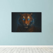 Fantasy White Tiger – Mystic Aura Series | ManJian Leinwanddruck (Insitu (Holzboden))
