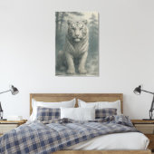 Fantasy White Tiger – Mystic Aura Series | ManJian Leinwanddruck (Insitu (Schlafzimmer))