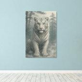 Fantasy White Tiger – Mystic Aura Series | ManJian Leinwanddruck (Insitu (Holzboden))