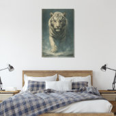 Fantasy White Tiger – Mystic Aura Series | ManJian Leinwanddruck (Insitu (Schlafzimmer))
