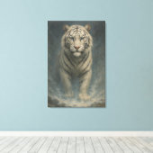 Fantasy White Tiger – Mystic Aura Series | ManJian Leinwanddruck (Insitu (Holzboden))