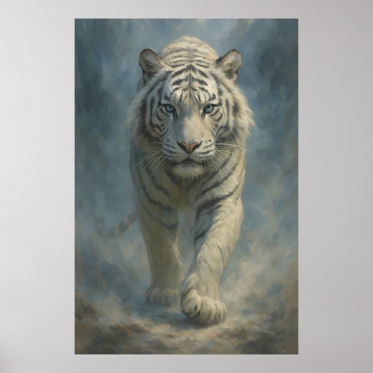 Fantasy White Tiger – Mystic Aura Series | ManJian Poster (Vorne)