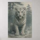 Fantasy White Tiger – Mystic Aura Series | ManJian Poster (Vorne)