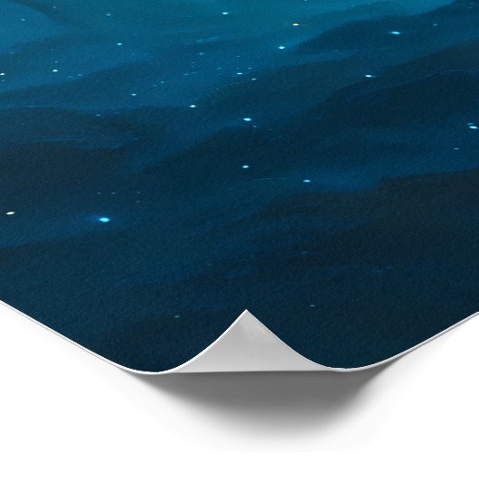 Fantasy White Tiger – Mystic Aura Series | ManJian Poster (Ecke)