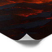 Fantasy White Tiger – Mystic Aura Series Poster (Ecke)