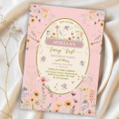 Fantasy Wildblume Fee erste Einladung