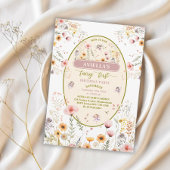 Fantasy Wildblume Fee erste Einladung