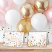 Fantasy Wildblume Fee zuerst Dankeskarte