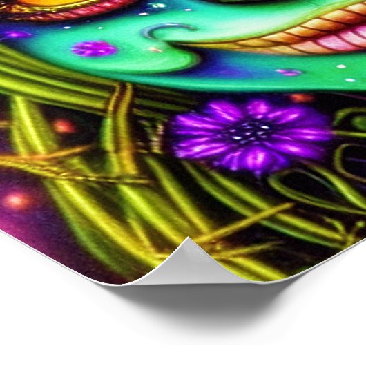 Fantasy-Wildfrosch Poster (Ecke)