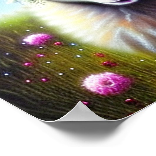 Fantasy-Wildziege Poster (Ecke)