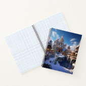 Fantasy Winter City Notizblock (Innenseite)