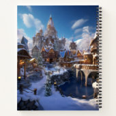 Fantasy Winter City Notizblock (Rückseite)
