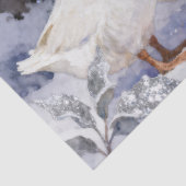 Fantasy-Winter-Fee-Geflügel-Wunderland TMF26 Seidenpapier (Ausschnitt)