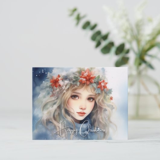 Fantasy Winter Fee Weihnachten (Stehend Vorderseite)