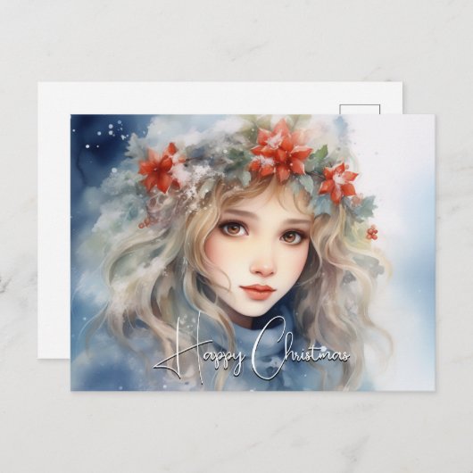 Fantasy Winter Fee Weihnachten (Vorne/Hinten)