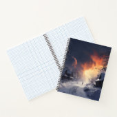 Fantasy Winter Landschaft Notizblock (Innenseite)