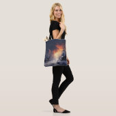 Fantasy Winter Landschaft Tasche (Am Model)