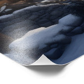 Fantasy Winter Town Fotodruck (Ecke)