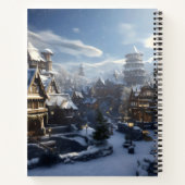 Fantasy Winter Town Notizblock (Rückseite)