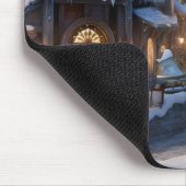 Fantasy Winter Village Mousepad (Ecke)