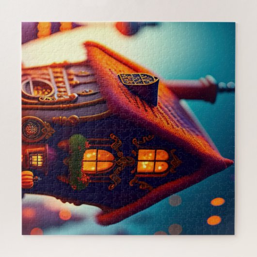 Fantasy-winzige Hütte JIGSAW PUZZLE (Horizontal)