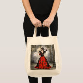 Fantasy Witch - Mittelalterliches Schloss Hallowee Tragetasche (Vorderseite (Produkt))