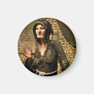 Fantasy Witz - Mittelalterliches Dorfnächtchen Hal Magnet
