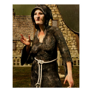 Fantasy Witz - Mittelalterliches Dorfnächtchen Hal Poster