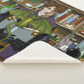 Fantasy Wizard Bücher Dragon Poster Sherpadecke (3/4)