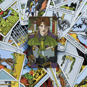 Fantasy Wizard Bücher Dragon Poster Spielkarten