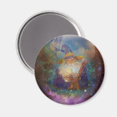 Fantasy Wizard Magnet (Vorderseite/Rückseite)