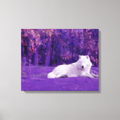 Fantasy Wolf Leinwand (Vorderseite)