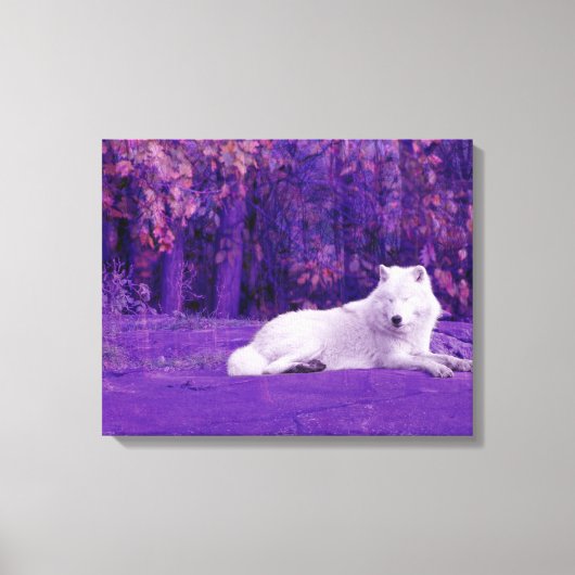 Fantasy Wolf Leinwand (Vorderseite)