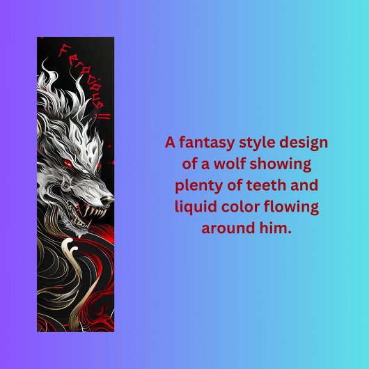 Fantasy Wolf Skateboard