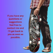 Fantasy Wolf Skateboard