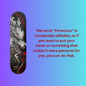 Fantasy Wolf Skateboard