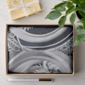 Fantasy Wolf Tissue Paper on Blue Background Seidenpapier (Geschenk)