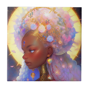 Fantasy Woman African American Art Fliese