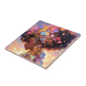 Fantasy Woman African American Art Fliese (Seite)