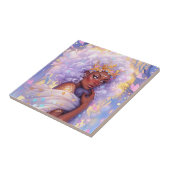Fantasy Woman African American Art Fliese (Seite)