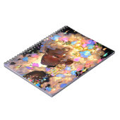 Fantasy Woman African American Art Notizblock (Linke Seite)